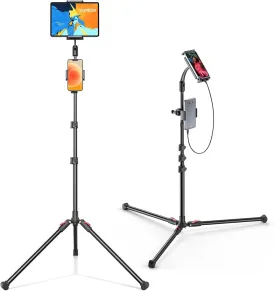 15647 2-in-1 Tablet   Phone Tripod Stand | Max 12.9” Tablet | Max 7.2” Phone
