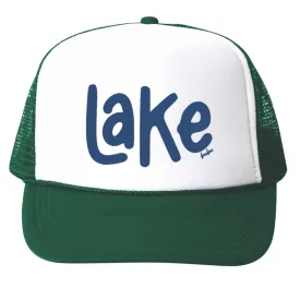 Bubu - Baby/Toddler/Kids Trucker Hats - LAKE in Green/White