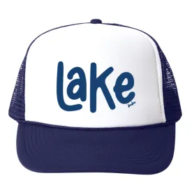 Bubu - Baby/Toddler/Kids Trucker Hats - LAKE in Navy/White