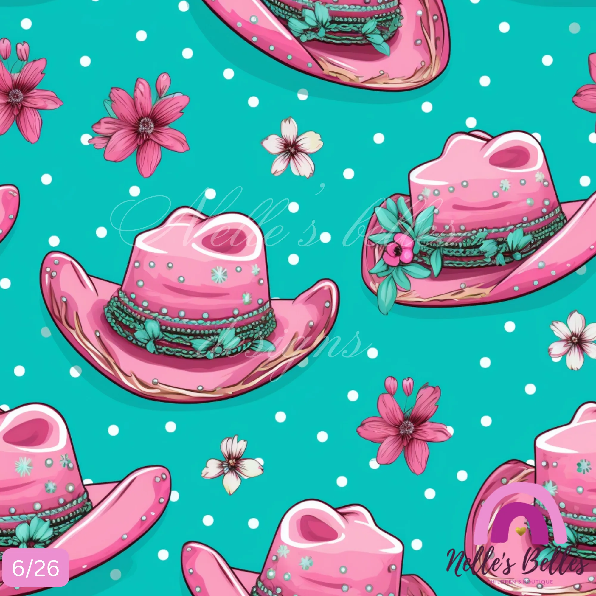 Cowgirl hats pink