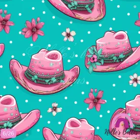 Cowgirl hats pink