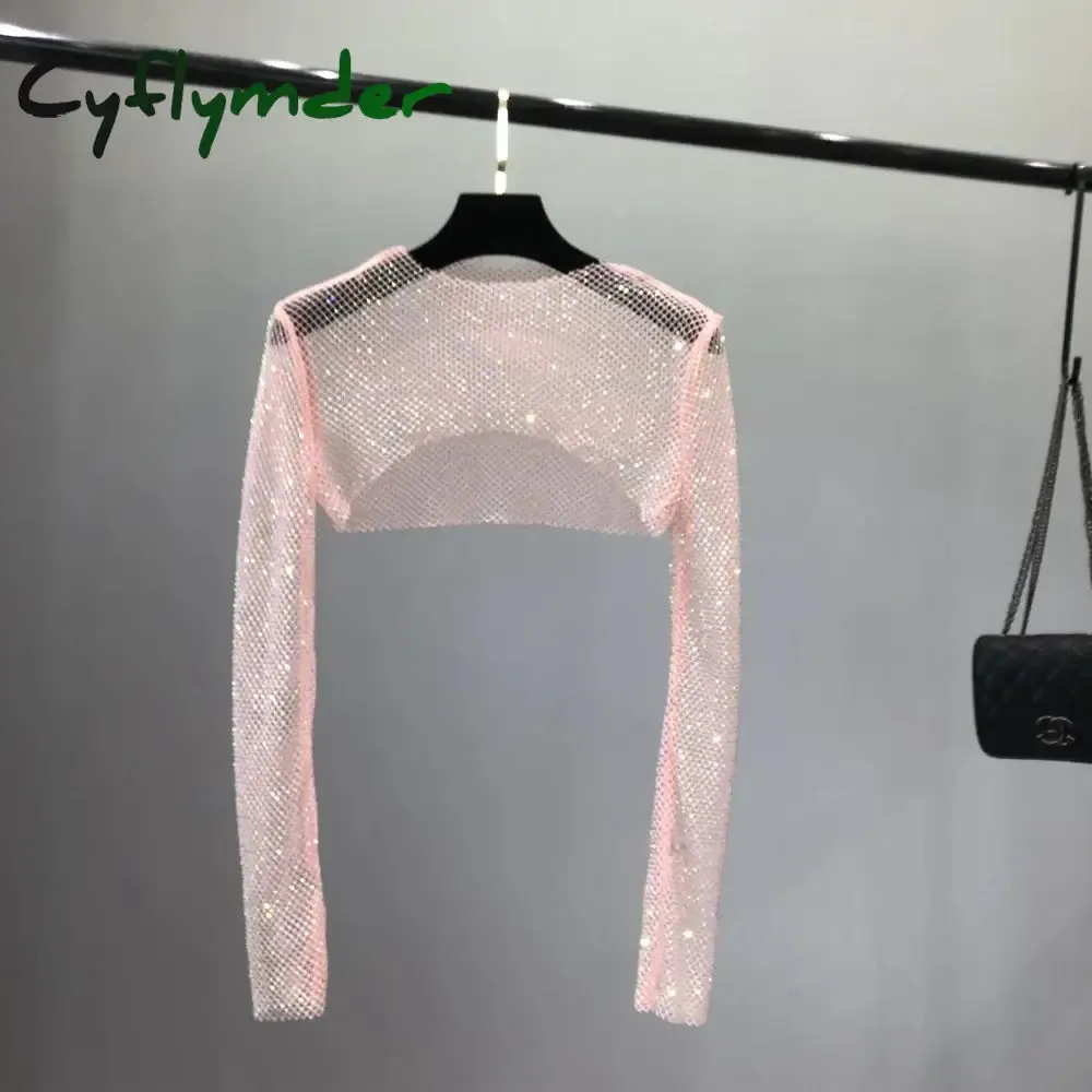 Cyflymder Small Colorful Shawl Net Drill Is Prevented Bask In Shawls Summer Paragraphs Thin with Condole Belt Skirt Party Time Is Short