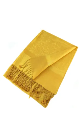 DB018-047 Light Paisley Pashmina Scarf Shawls