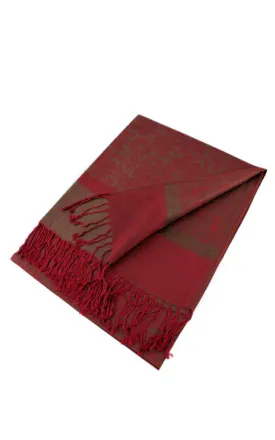 DB018-071 Light Paisley Pashmina Scarf Shawls