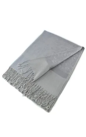 DB018-083 Light Paisley Pashmina Scarf Shawls