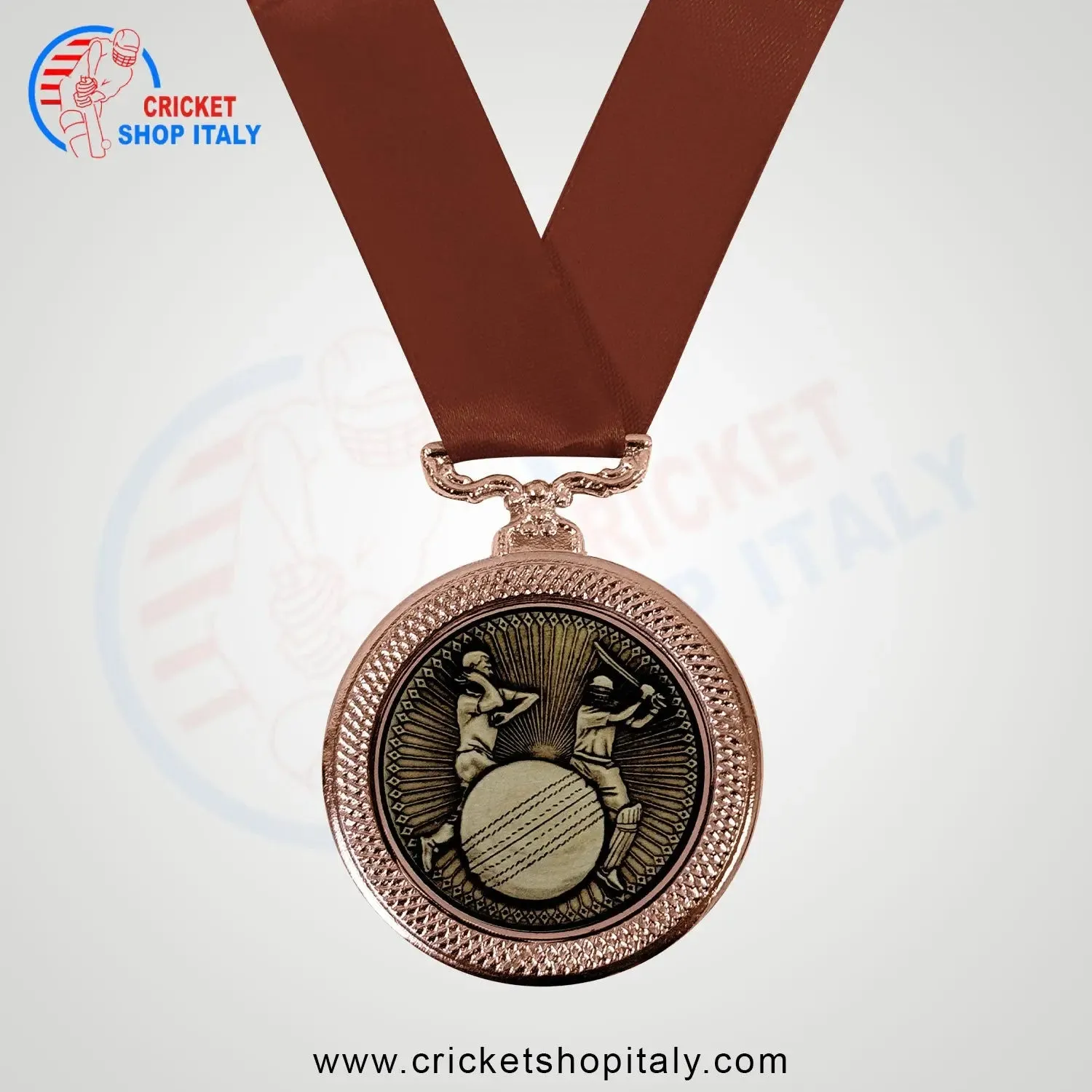 Deluxe Cricket Medal 6 Cm