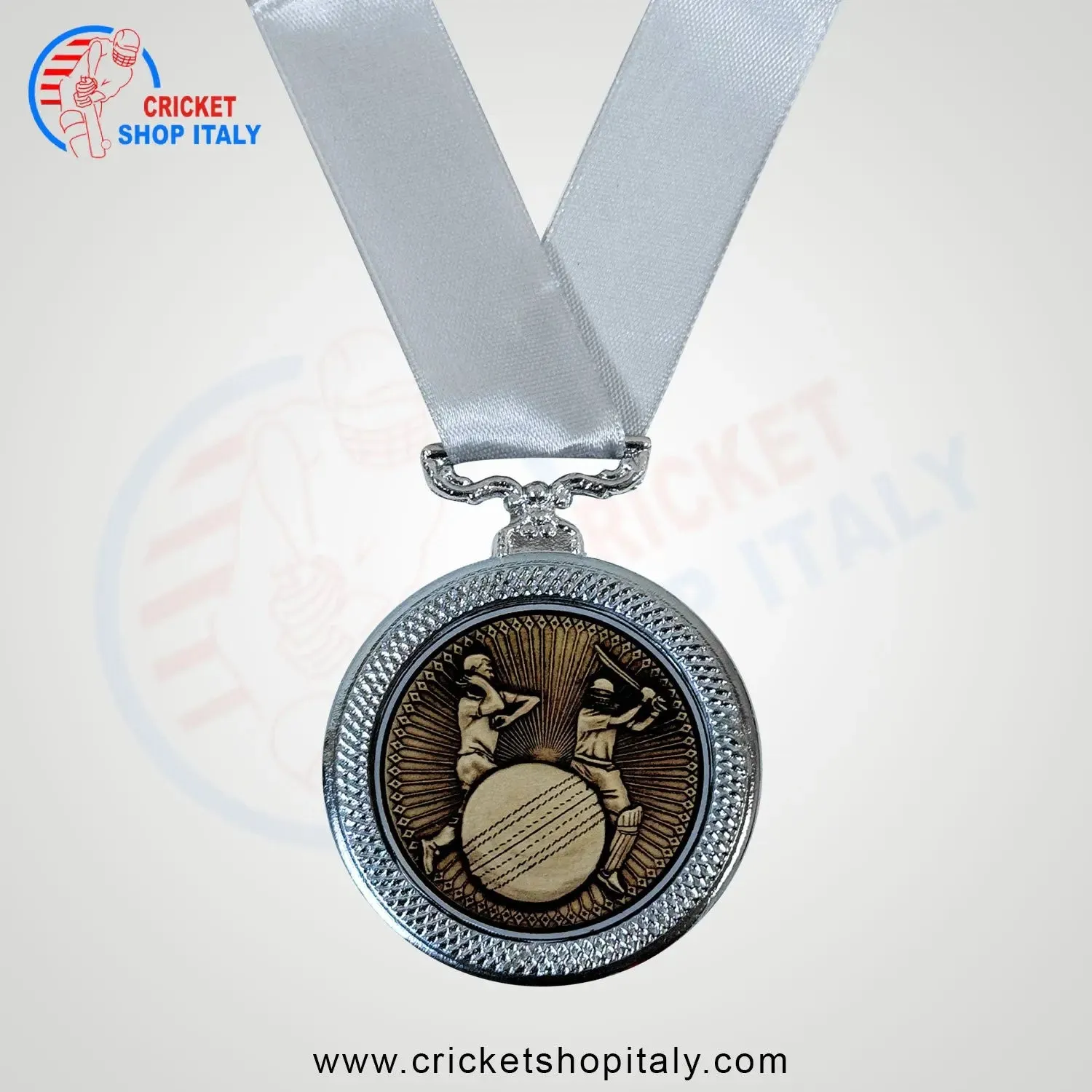 Deluxe Cricket Medal 6 Cm