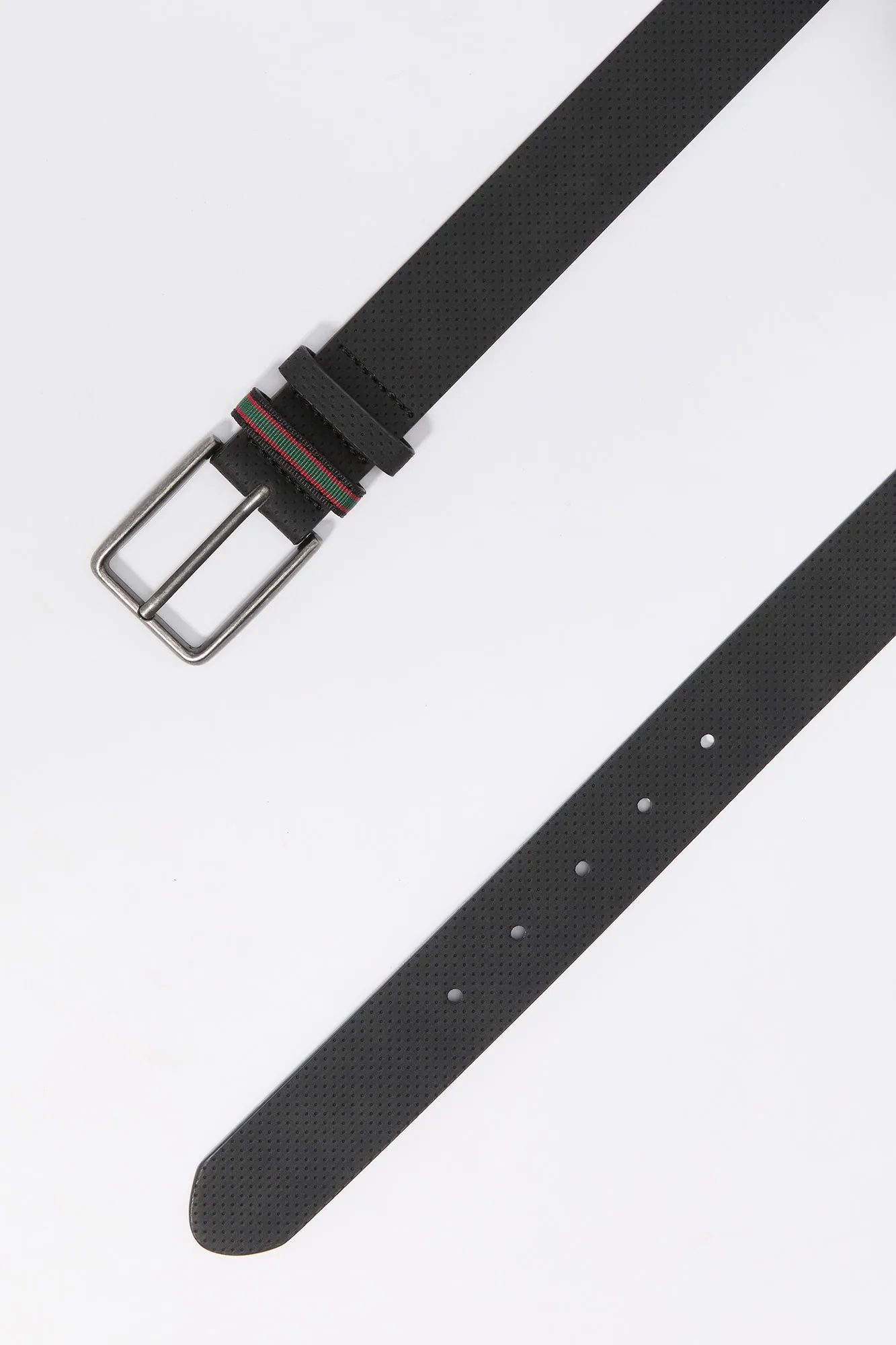 Faux Leather Textured Belt