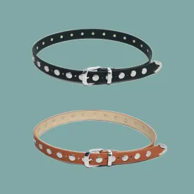 Fully Studded Belt - Silver Studs