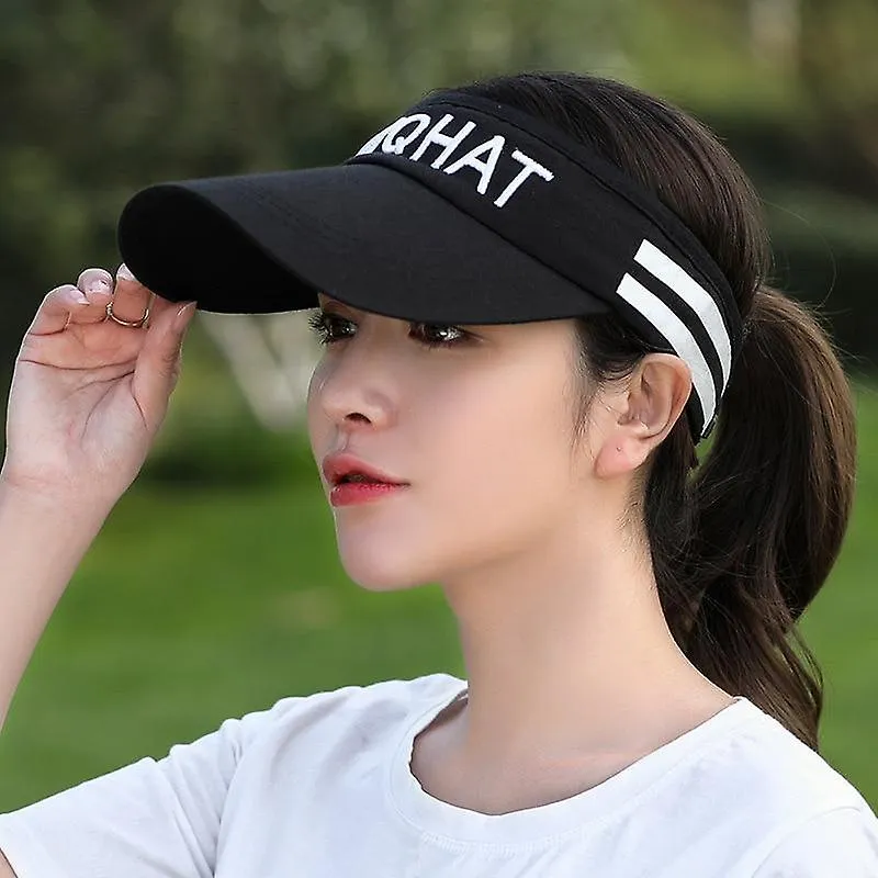Hats Female Empty Top Long Visor Sun Shield Hat Uv Protection Face Sun Visor Caps