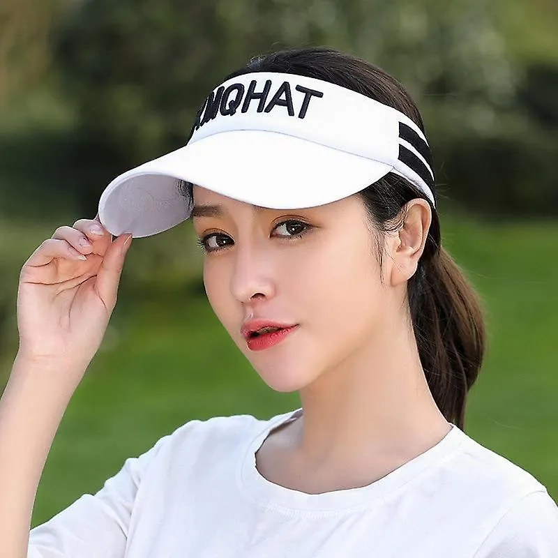 Hats Female Empty Top Long Visor Sun Shield Hat Uv Protection Face Sun Visor Caps