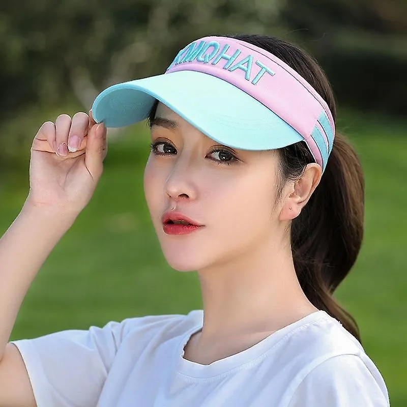 Hats Female Empty Top Long Visor Sun Shield Hat Uv Protection Face Sun Visor Caps