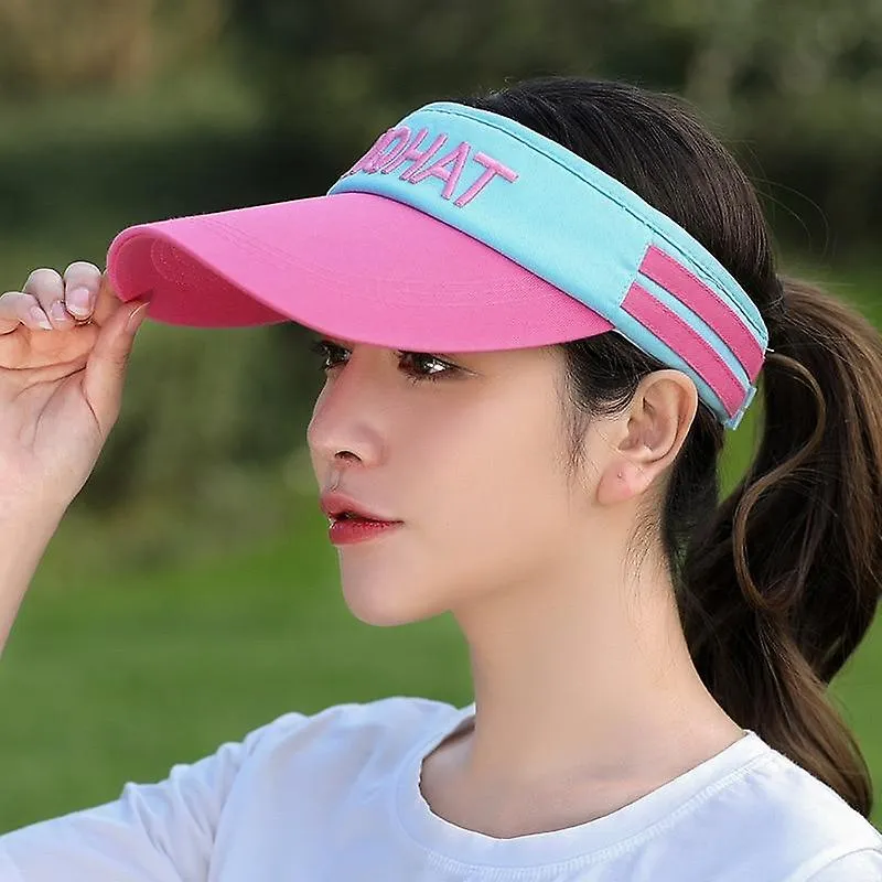 Hats Female Empty Top Long Visor Sun Shield Hat Uv Protection Face Sun Visor Caps