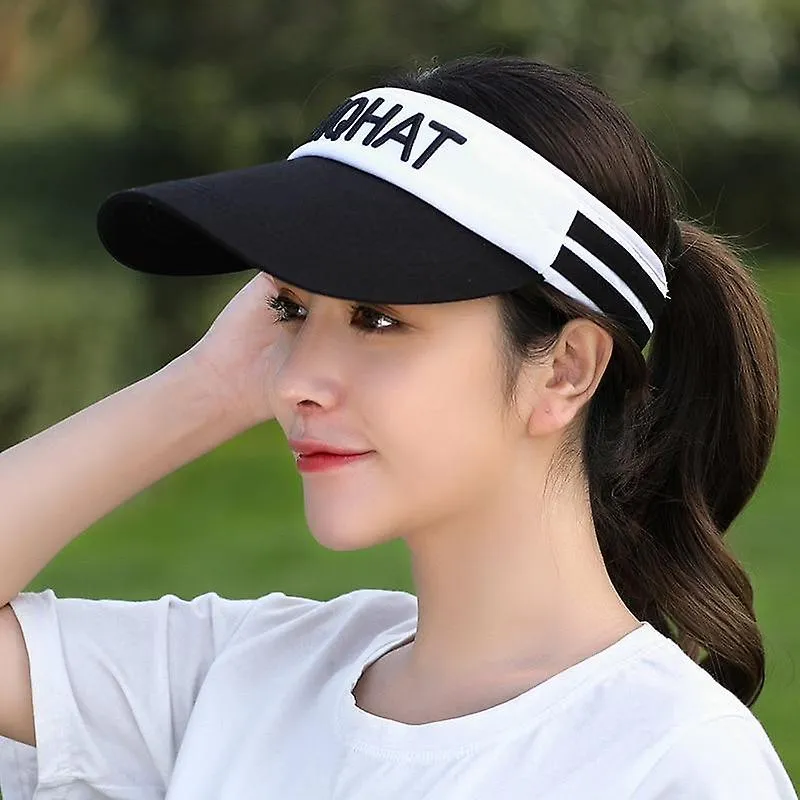 Hats Female Empty Top Long Visor Sun Shield Hat Uv Protection Face Sun Visor Caps