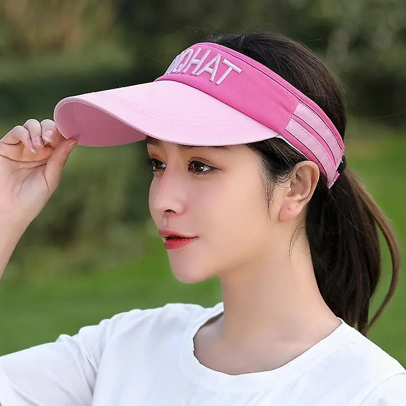 Hats Female Empty Top Long Visor Sun Shield Hat Uv Protection Face Sun Visor Caps