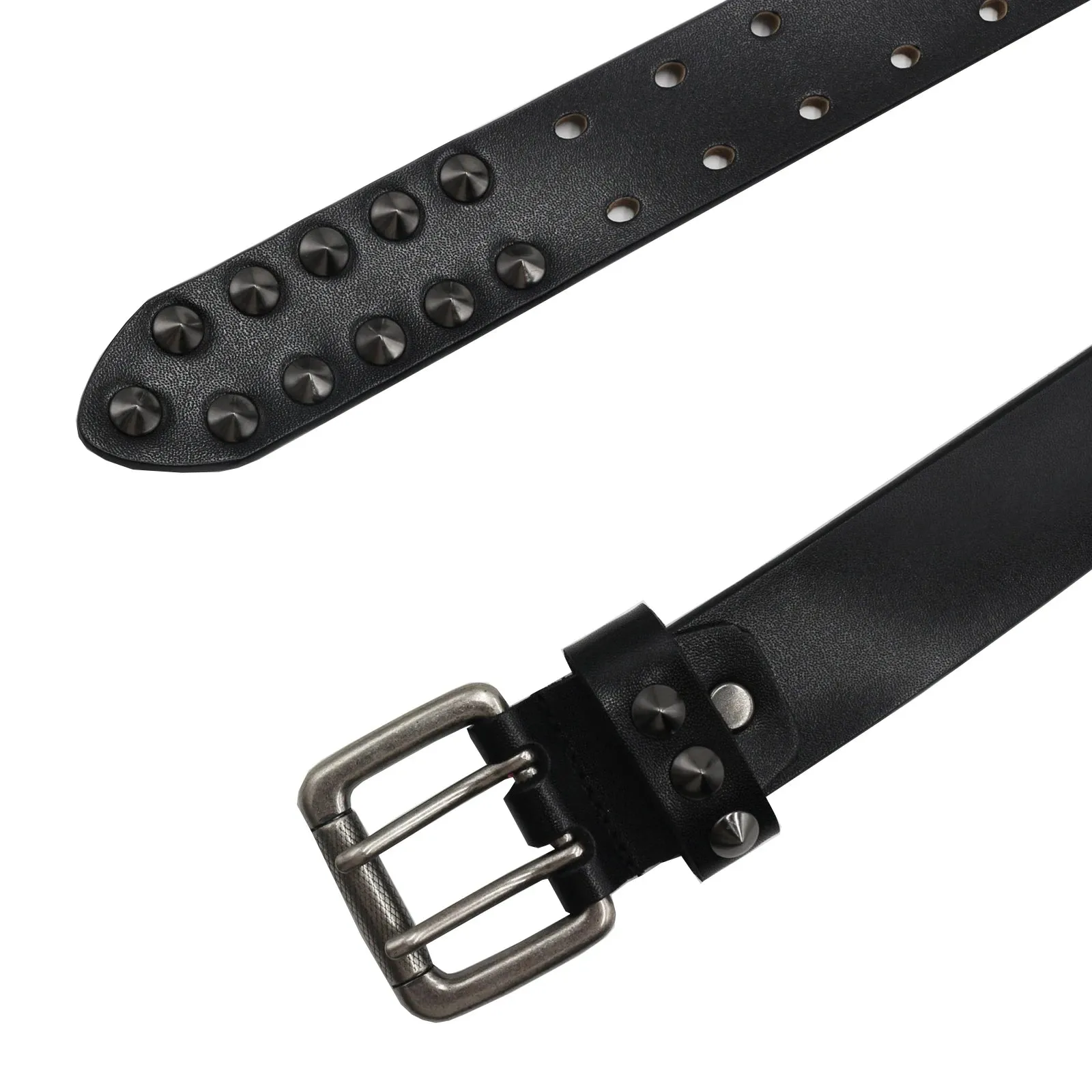 Leather Skull Belt