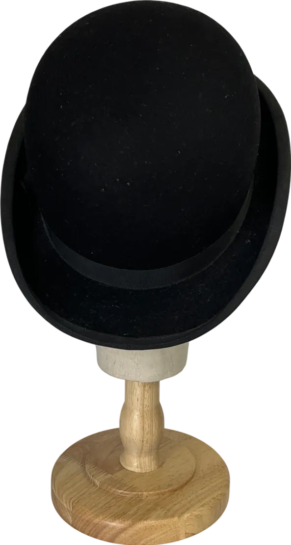lock & c° hatters Black Town Coke Bowler Hat 56cm