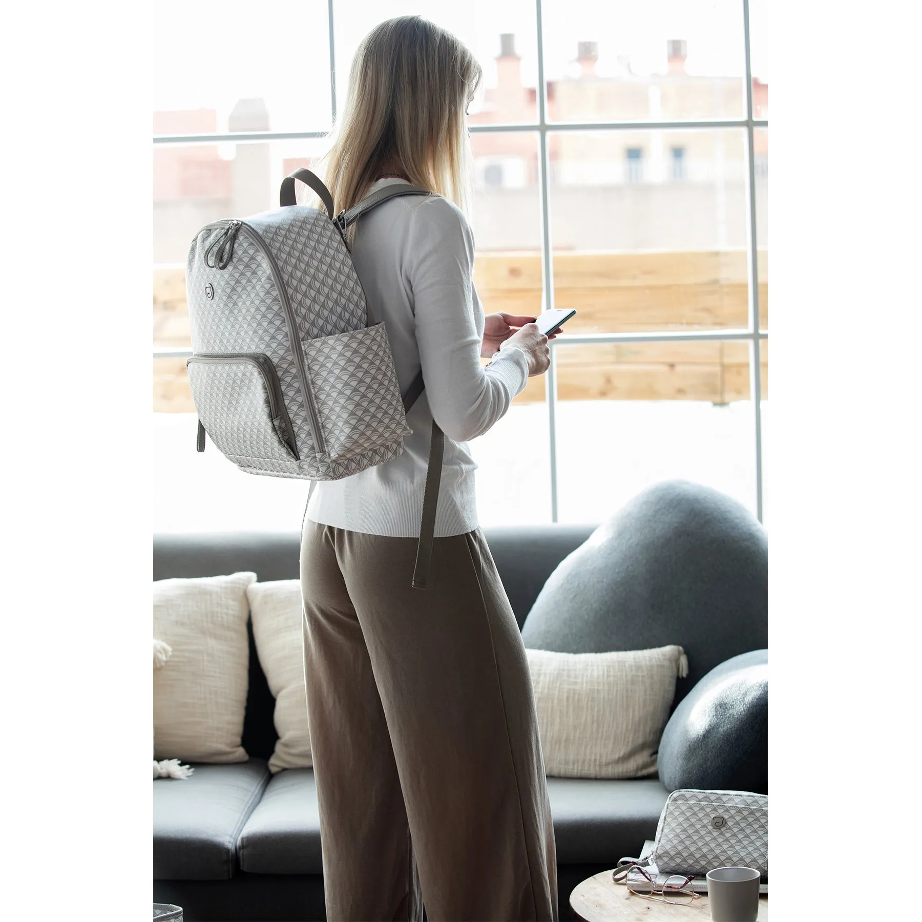 Pasito a Pasito Paris Backpack Diaper Changing Bag