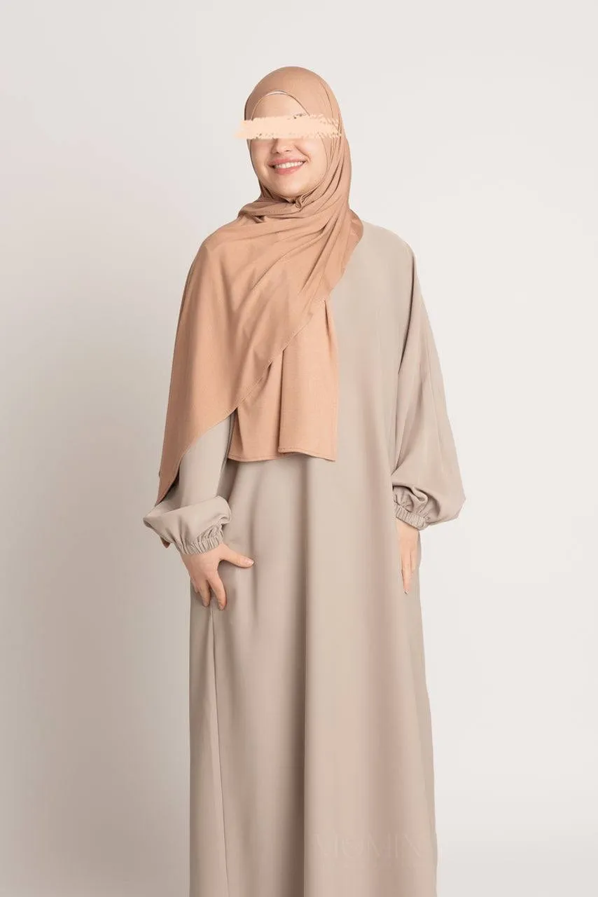 Premium Jersey Hijab - Clay