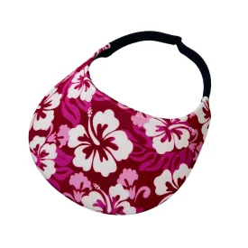Round Brim - Hawaiian Print Magenta