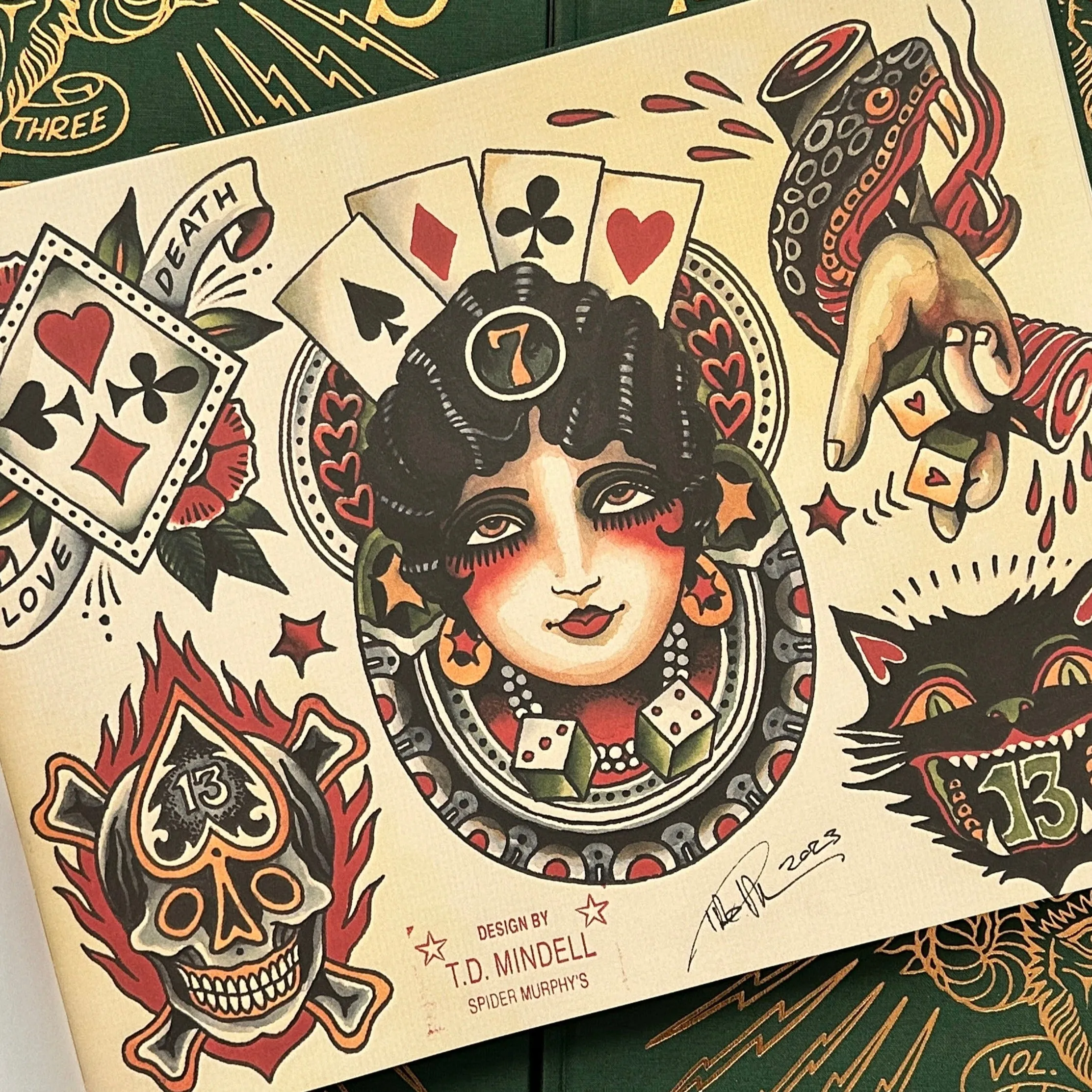 Spider Murphy’s Tattoo Flash Vol. III