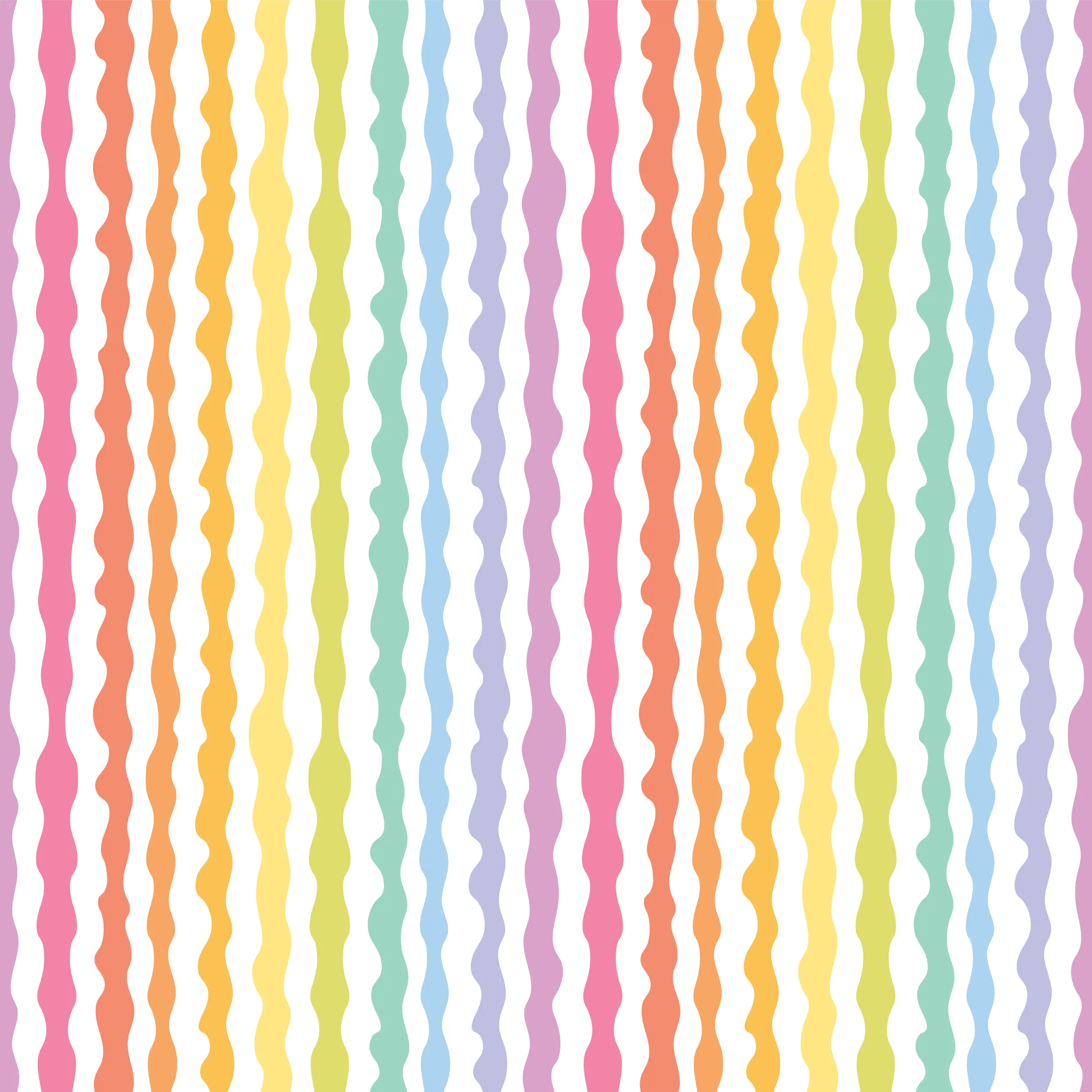 Square Brim - Rainbow Stripes