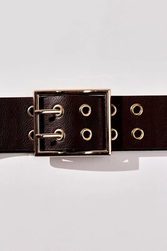 Square Buckle Fashion Belt