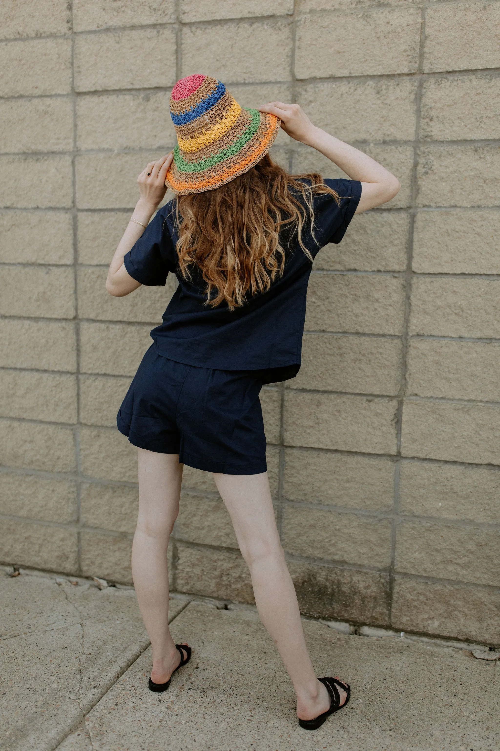 The Rainbow Stripe Sunhat