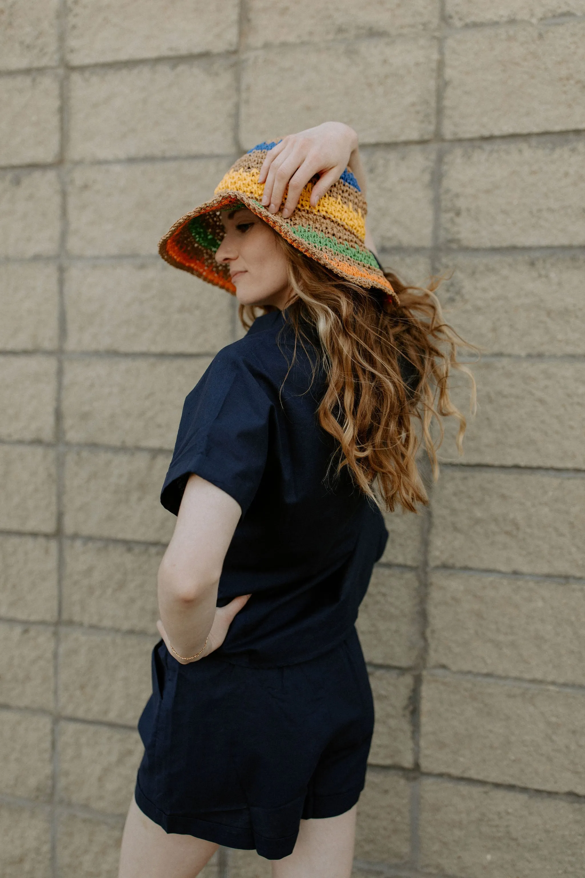The Rainbow Stripe Sunhat