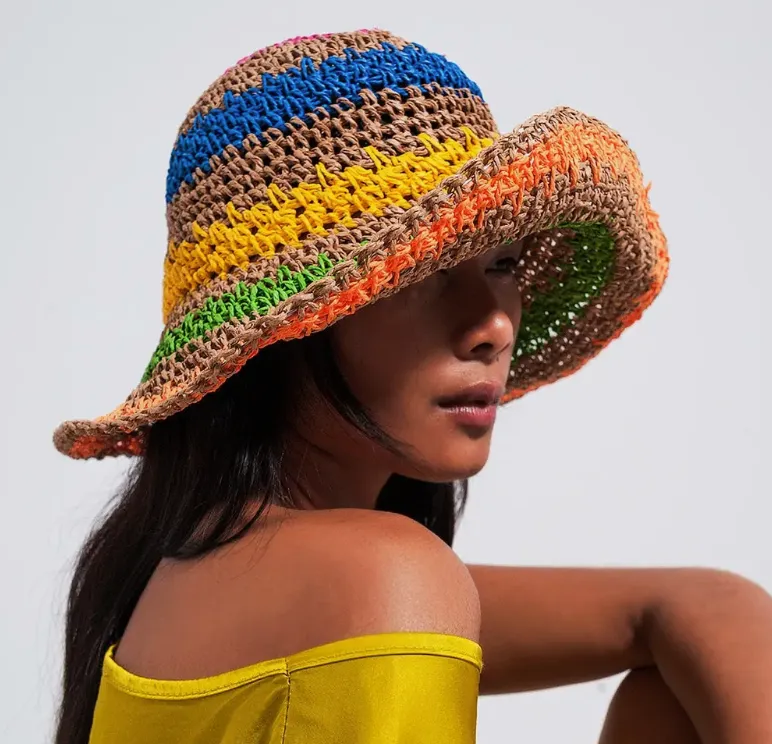 The Rainbow Stripe Sunhat