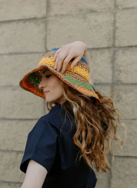 The Rainbow Stripe Sunhat