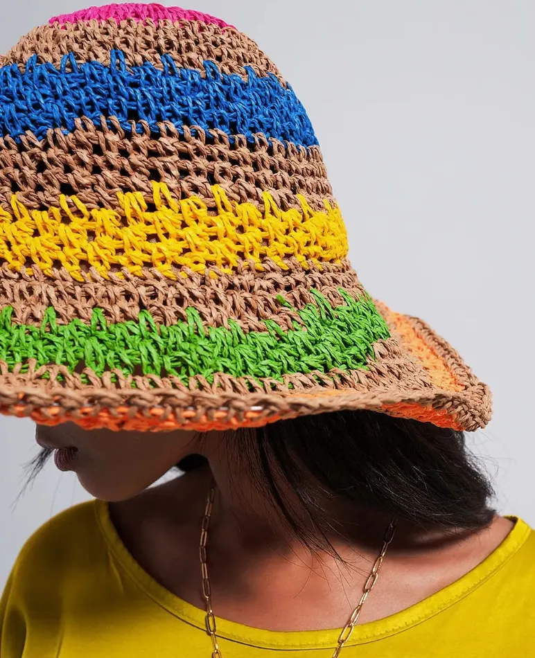 The Rainbow Stripe Sunhat