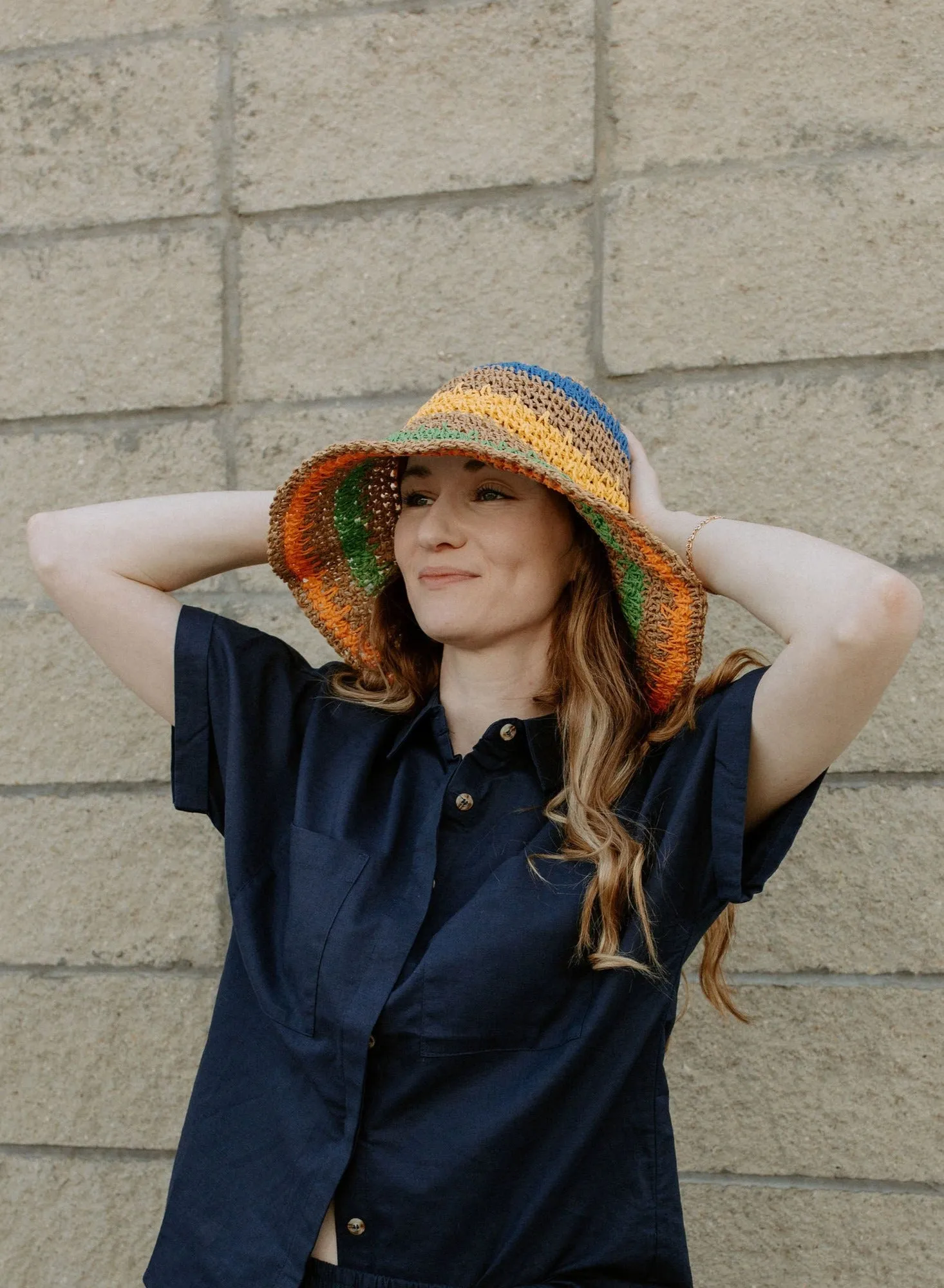 The Rainbow Stripe Sunhat